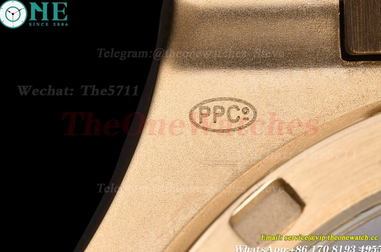 Rose GDF 40mm YG YG Dial MY8215 Nautilus Gold 0312